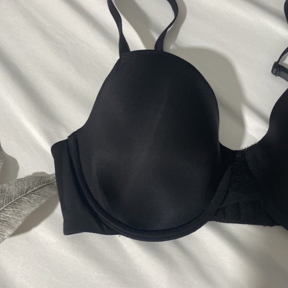 NWT Wacoal [ 32D US ] Lace Impression Underwire Contour‎ Bra Black - Picture 5 of 12